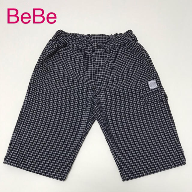 BeBe(ベベ)のハーフパンツ　ブラック キッズ/ベビー/マタニティのキッズ服男の子用(90cm~)(パンツ/スパッツ)の商品写真