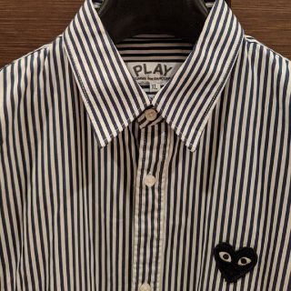 「COMME DES GARCONS PLAY ストライプシャツ ギャルソン