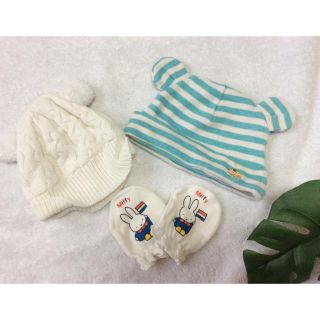 ベビーギャップ(babyGAP)のGAPぼうし☆ミトンなど赤ちゃんセット(その他)