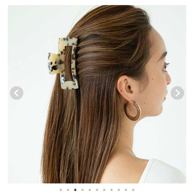 SeaRoomlynn(シールームリン)のヘアクリップ　べっこう レディースのヘアアクセサリー(バレッタ/ヘアクリップ)の商品写真