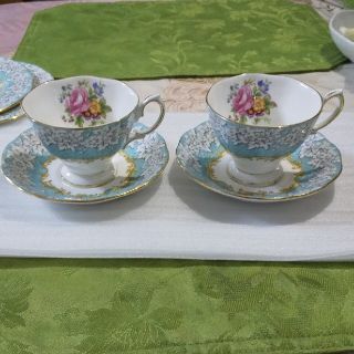 ロイヤルアルバート(ROYAL ALBERT)のロイヤルアルバート コーヒーカップ ペア(食器)