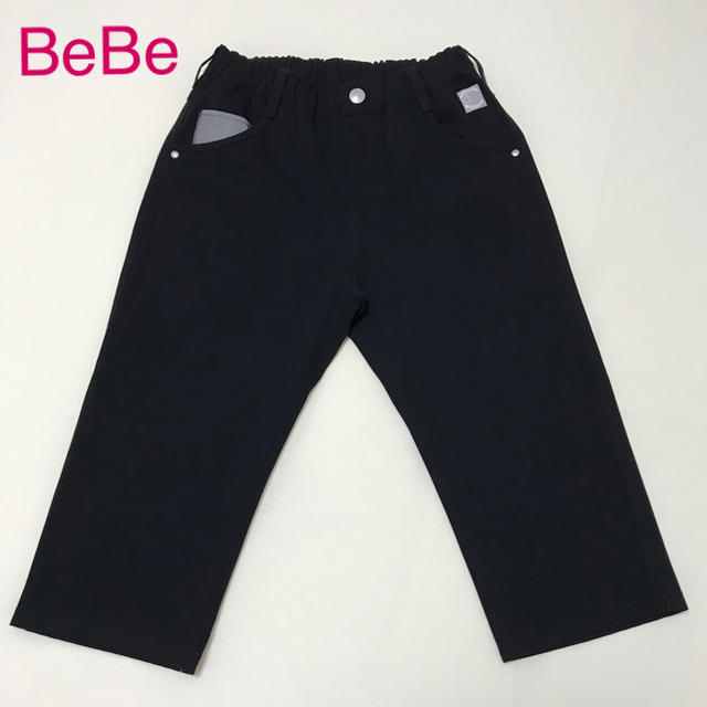 BeBe(ベベ)のハーフパンツ(膝丈)   ブラック キッズ/ベビー/マタニティのキッズ服男の子用(90cm~)(パンツ/スパッツ)の商品写真