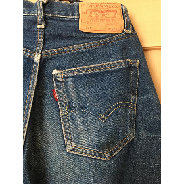 Levi's(リーバイス)のリーバイス501 ビッグE 初期❗️ 60s アメリカ製 オリジナル 濃紺 メンズのパンツ(デニム/ジーンズ)の商品写真