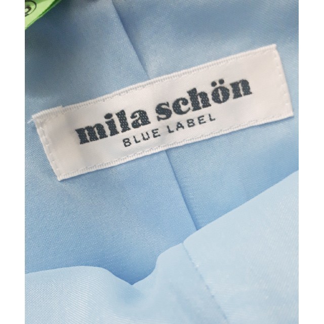 mila schon(ミラショーン)のミラ・ショーンmila schonパール付きワンピースドレス　日本製　美品 レディースのワンピース(ひざ丈ワンピース)の商品写真