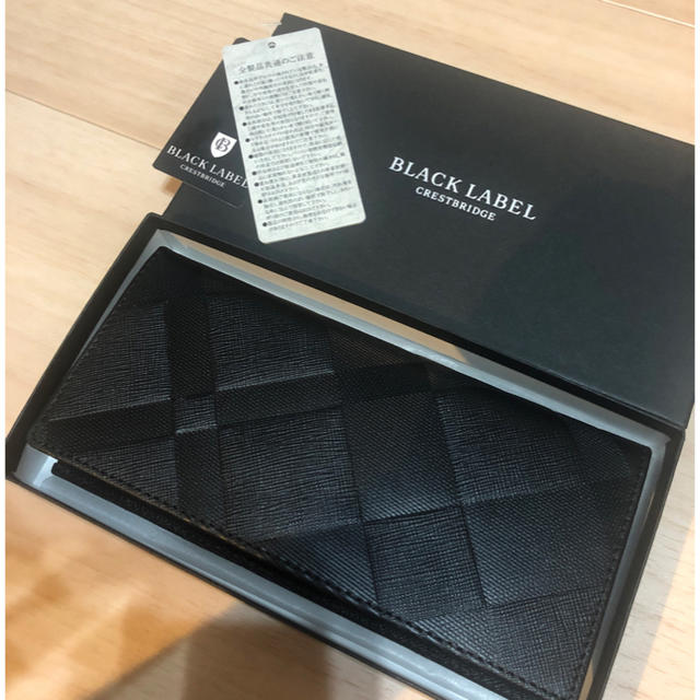 BLACK LABEL CRESTBRIDGE(ブラックレーベルクレストブリッジ)の新品　ブラックレーベルクレストブリッジ　長財布　バーバリー　レザーウォレット メンズのファッション小物(長財布)の商品写真