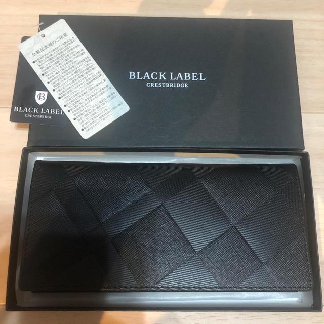 BLACK LABEL CRESTBRIDGE(ブラックレーベルクレストブリッジ)の新品　ブラックレーベルクレストブリッジ　長財布　バーバリー　レザーウォレット メンズのファッション小物(長財布)の商品写真