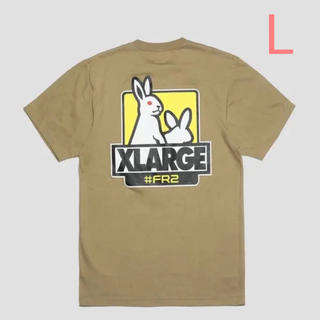 エクストララージ(XLARGE)のFR2 XLARGE Fxxk Icon Tee2 ベージュ L(Tシャツ/カットソー(半袖/袖なし))