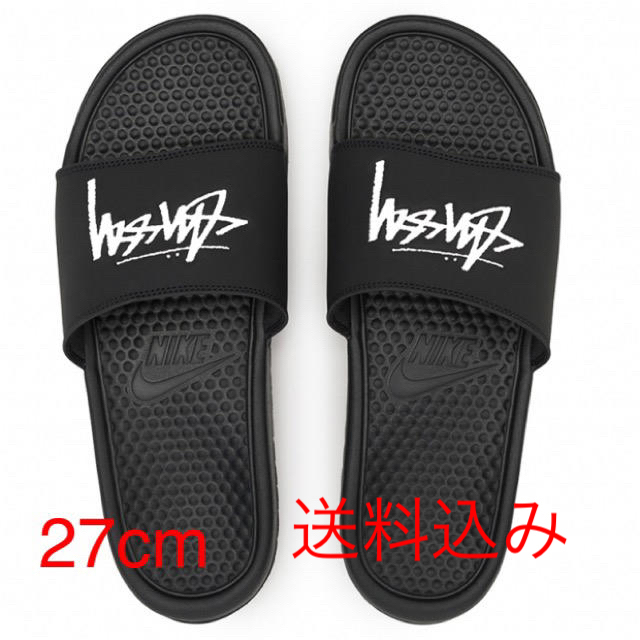 STUSSY(ステューシー)のSTÜSSY / NIKE SLIDE SANDALS  27cm メンズの靴/シューズ(サンダル)の商品写真