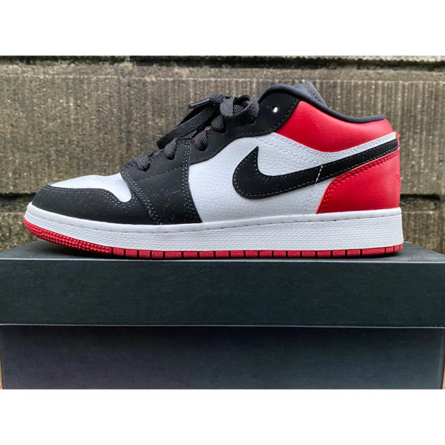 NIKE - NIKE AIR JORDAN 1 LOW BG BLACK TOE つま黒の通販 by shop