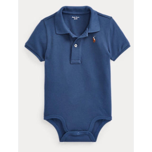 POLO RALPH LAUREN(ポロラルフローレン)の新品　タグ付き　ラルフローレン　コットン　ポロ　ロンパース　6M 出産祝い キッズ/ベビー/マタニティのベビー服(~85cm)(ロンパース)の商品写真