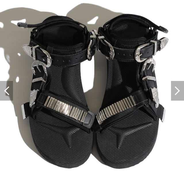 TOGA - TOGA SUICOKE コラボ サンダル スポサン 新品未使用 黒 TOGA - TOGA SUICOKE コラボ サンダル スポサン 新品未使用 黒