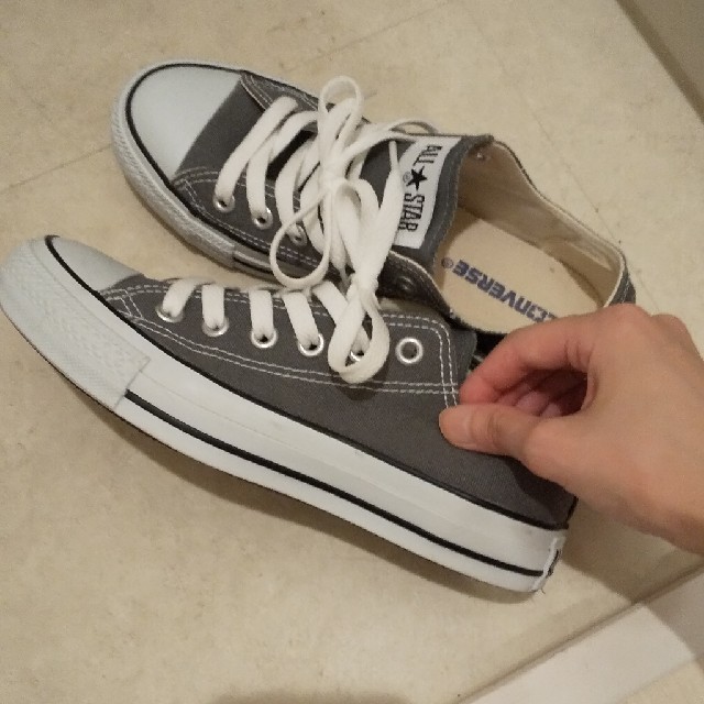 1度着用のみ美品 CONVERSE ALL★STAR グレー 23.5㎝ 1