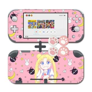 Switch Lite スイッチ ライト セーラームーン ピンク スキンシール (その他)