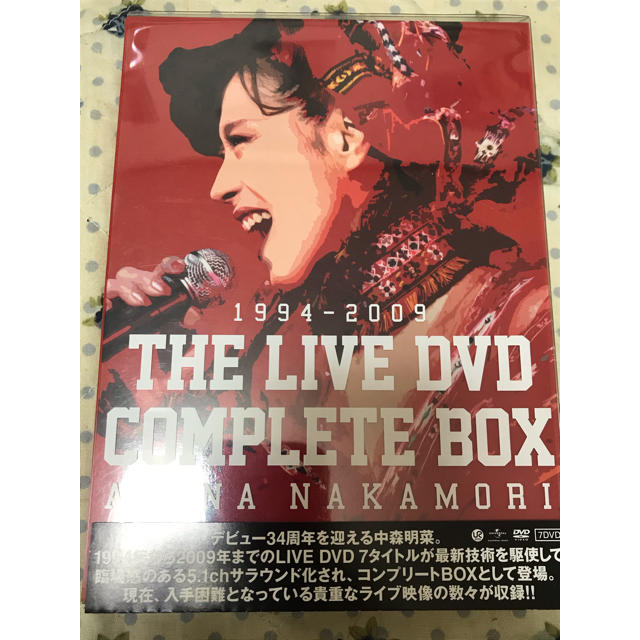 中森明菜 THE LIVE DVD COMPLETE BOX - DVD/ブルーレイ