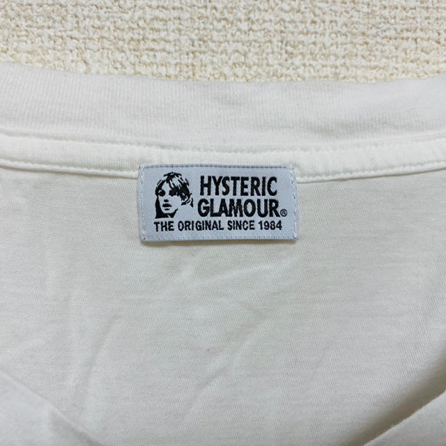 HYSTERIC GLAMOUR(ヒステリックグラマー)の一点物　ヒステリックグラマー　WILD PARTY Vネック　Tシャツ レディースのトップス(Tシャツ(半袖/袖なし))の商品写真