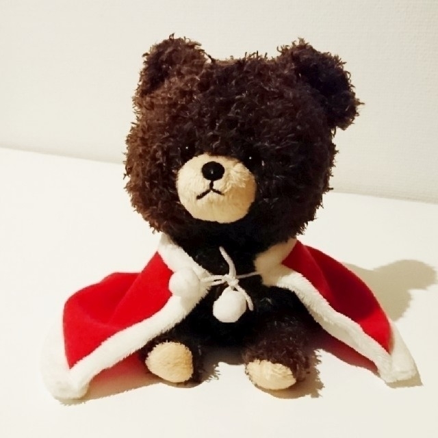 くまのがっこう(クマノガッコウ)の【くまのがっこう】ジャッキー モコモコ ぬいぐるみ クリスマス ver.  エンタメ/ホビーのおもちゃ/ぬいぐるみ(ぬいぐるみ)の商品写真