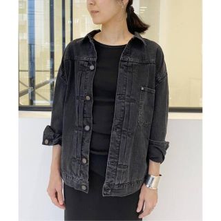 アパルトモンドゥーズィエムクラス(L'Appartement DEUXIEME CLASSE)の新品【STAMMBAUM/シュタンバウム】BLACK DENIM JACKET(Gジャン/デニムジャケット)