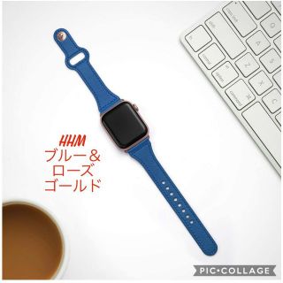 アップルウォッチ(Apple Watch)の【新品】38/40㎜ Apple Watch用 ベルト 細見 本革 レザー(その他)