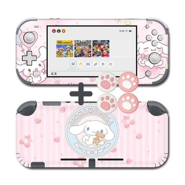 Nintendo Switch Lite イエロー　可愛いシール付き