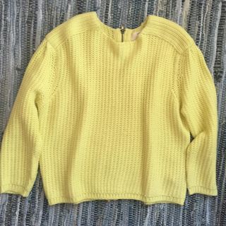 ザラ(ZARA)の春物 ZARA パステルイエローニット(ニット/セーター)