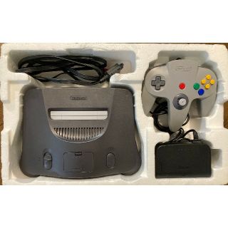 ニンテンドウ64(NINTENDO 64)のNINTENDO 64 ニンテンドー64 本体 ソフトセット(家庭用ゲーム機本体)