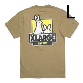 エクストララージ(XLARGE)のFR2 XLARGE Fxxk Icon Tee2 ベージュ L(Tシャツ/カットソー(半袖/袖なし))