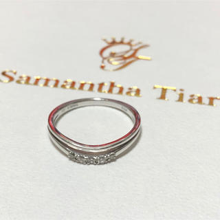 サマンサティアラ(Samantha Tiara)の【セール中】サマンサティアラ　K18 WG 8号　指輪(リング(指輪))