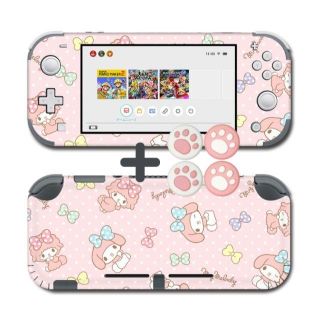 Switch Liteスイッチ ライト マイメロ サンリオ ピンク スキンシール(その他)