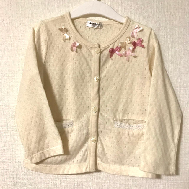 カーディガン　100 キッズ/ベビー/マタニティのキッズ服女の子用(90cm~)(カーディガン)の商品写真