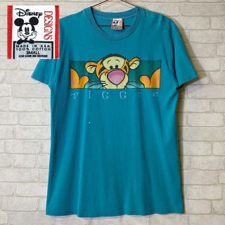 ディズニー(Disney)のDisney DESIGNS くまのプーさん ティガー USA製 Tシャツ(Tシャツ/カットソー(半袖/袖なし))