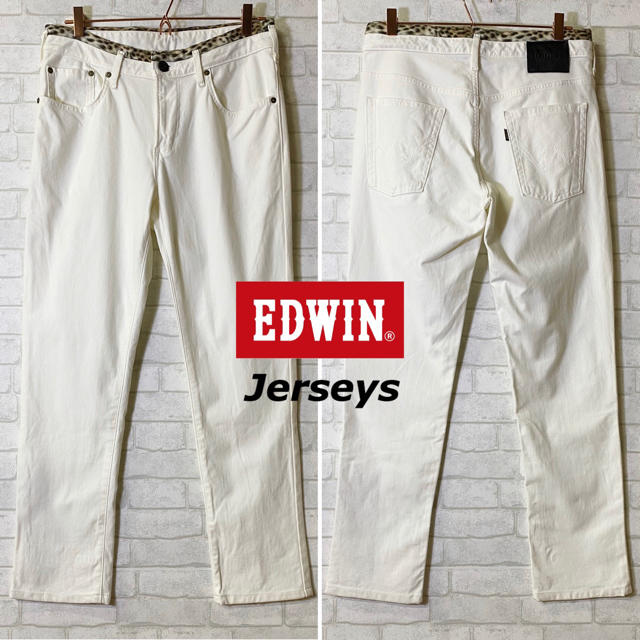 EDWIN 503 jerseys エドウィン ホワイト ストレッチ デニム M