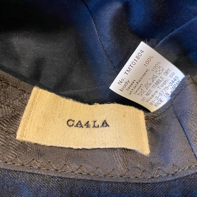 CA4LA(カシラ)のheat❤︎様専用:CA4LAカシラ ハット　帽子　ネイビー レディースの帽子(ハット)の商品写真