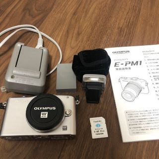 OLYMPUS OLYMPUS PEN MINI E PM1 WiFi対応SDカード付きの通販 by