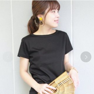 スピックアンドスパン(Spick & Span)のスピック&スパン コットンスムースTシャツ(Tシャツ(半袖/袖なし))