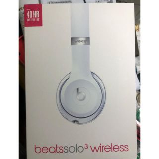 ビーツバイドクタードレ(Beats by Dr Dre)のBeats by Dr Dre SOLO3 WIRELESS サテンシルバー(ヘッドフォン/イヤフォン)