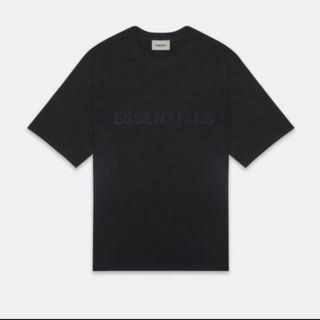 フィアオブゴッド(FEAR OF GOD)のFOG ESSENTIALS TEE BLACK Sサイズ 20SS Tシャツ(Tシャツ/カットソー(半袖/袖なし))