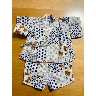 ミキハウス(mikihouse)のミキハウス　甚平　夏　美品　サイズ70(甚平/浴衣)