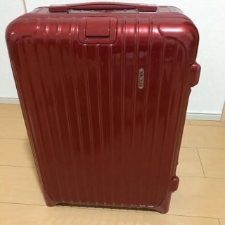 リモワ(RIMOWA)のBule様専用　廃版希少☆リモワ サルサ デラックス 赤 35L 2輪(トラベルバッグ/スーツケース)