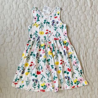 エイチアンドエム(H&M)のH&M ノースリーブ　花柄ワンピース　120cm(ワンピース)