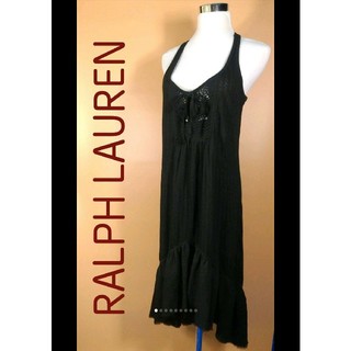 ラルフローレン(Ralph Lauren)のRALPH LAUREN　ノースリーブワンピ　状態良好　ナチュラル セクシー♬(ロングワンピース/マキシワンピース)
