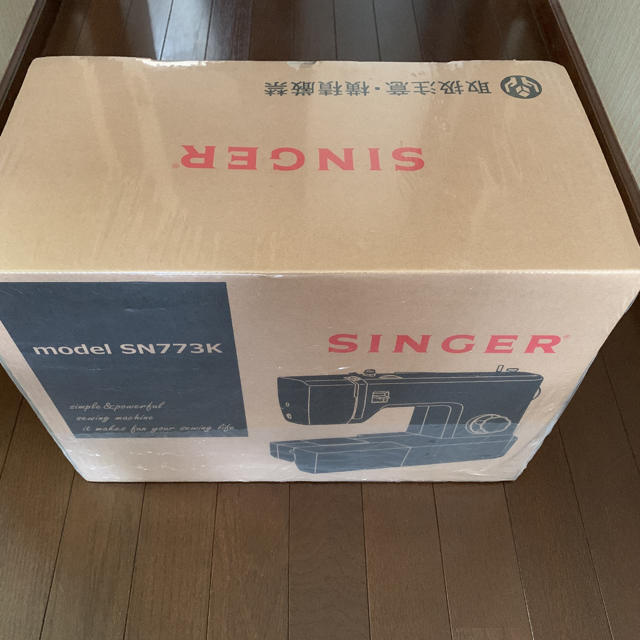 シンガー ミシン 本体 SN773Kブラック /  Singer 電動ミシン 1