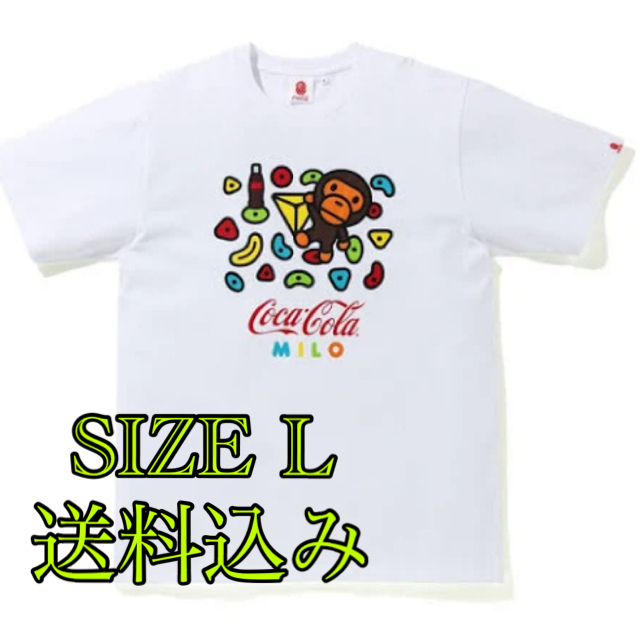 A BATHING APE(アベイシングエイプ)のBAPE X COCA COLA ア・ベイシング・エイプ コーラ コラボ メンズのトップス(Tシャツ/カットソー(半袖/袖なし))の商品写真