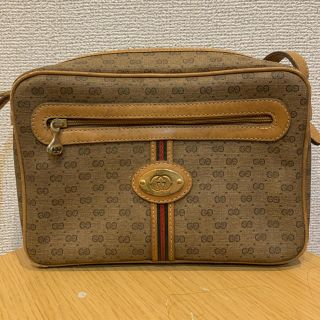 GUCCI オールドグッチショルダーバッグ シェリーライン　中古　希少(ショルダーバッグ)