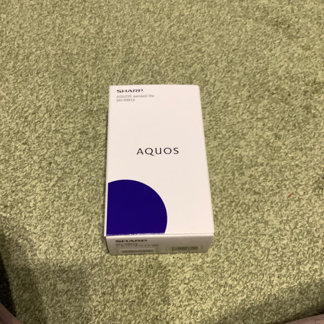 モバイル　AQUOS sense3 lite SH-RM12 新品