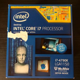 Intel Core i7-4790K 【4.0GHz/LGA1150】(PCパーツ)