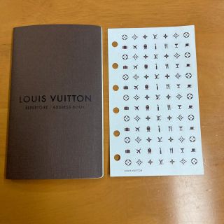 ルイヴィトン(LOUIS VUITTON)のルイヴィトン　手帳　付属品　アドレスブック　シール(手帳)