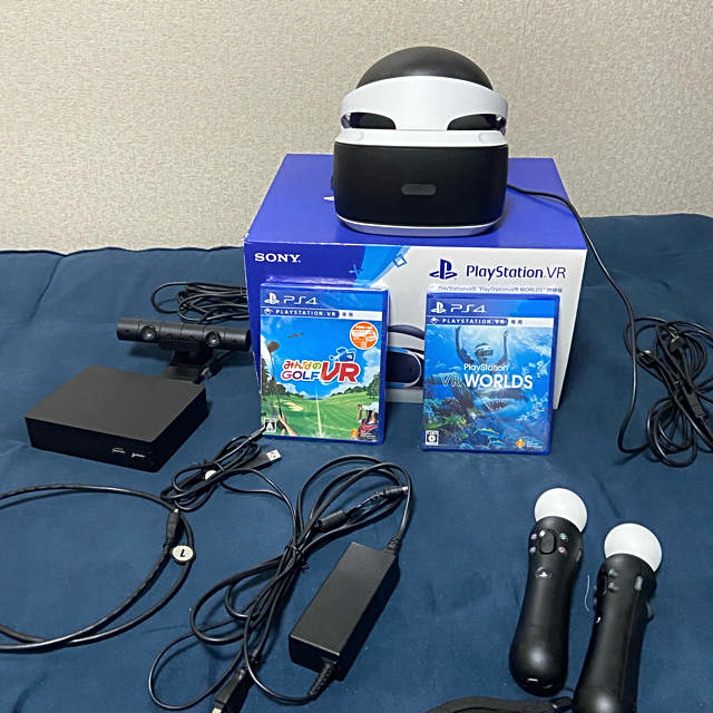 PlayStation VR モーションコントローラー2本　ソフト2本