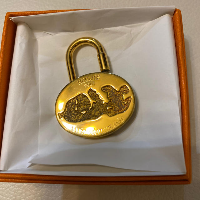 値下げ エルメス HERMES カデナ ゴールド GOLD 金-