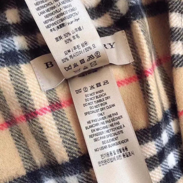 BURBERRY(バーバリー)のバーバリー ウールカシミア ケープ レディースのファッション小物(マフラー/ショール)の商品写真