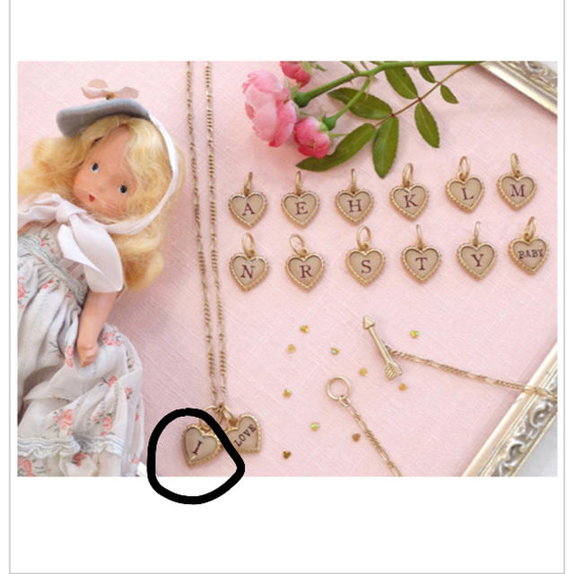 Katie(ケイティー)のKatie SWEET HEART petit heart charm レディースのアクセサリー(チャーム)の商品写真